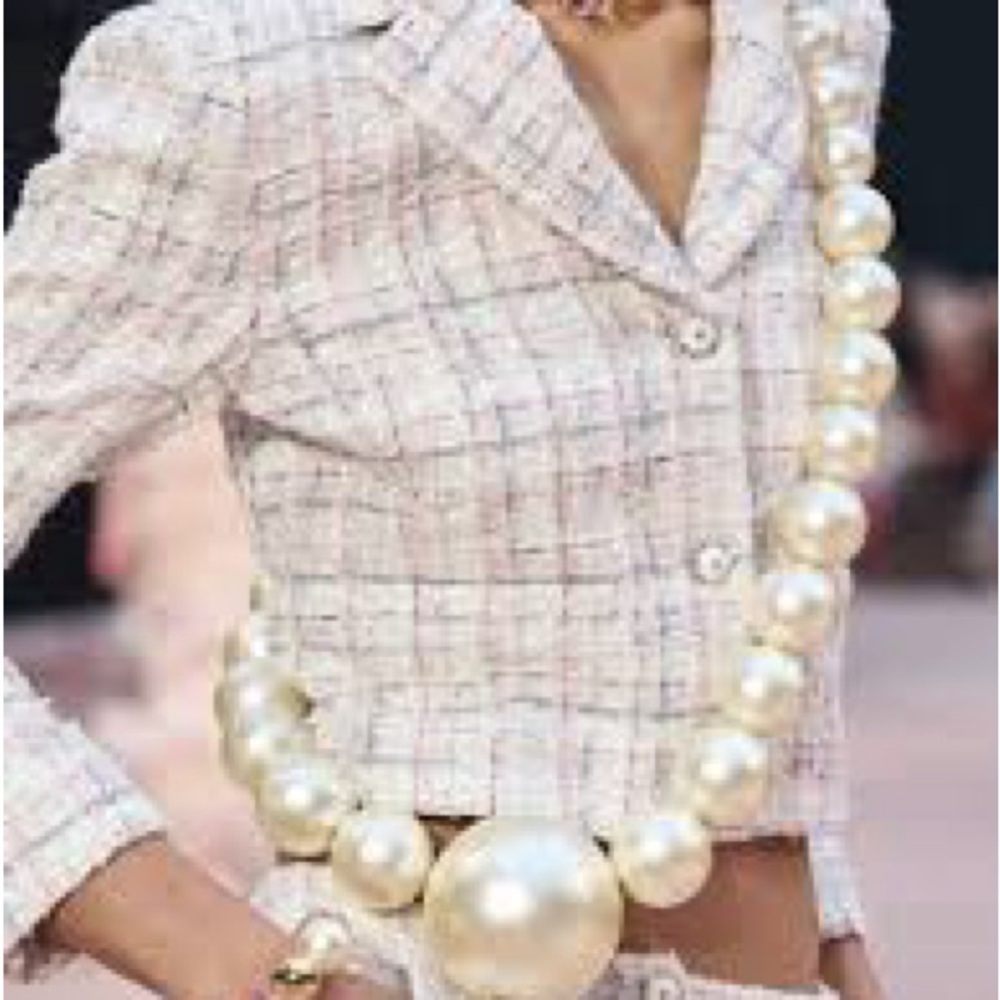 Oversized Pearl Purse